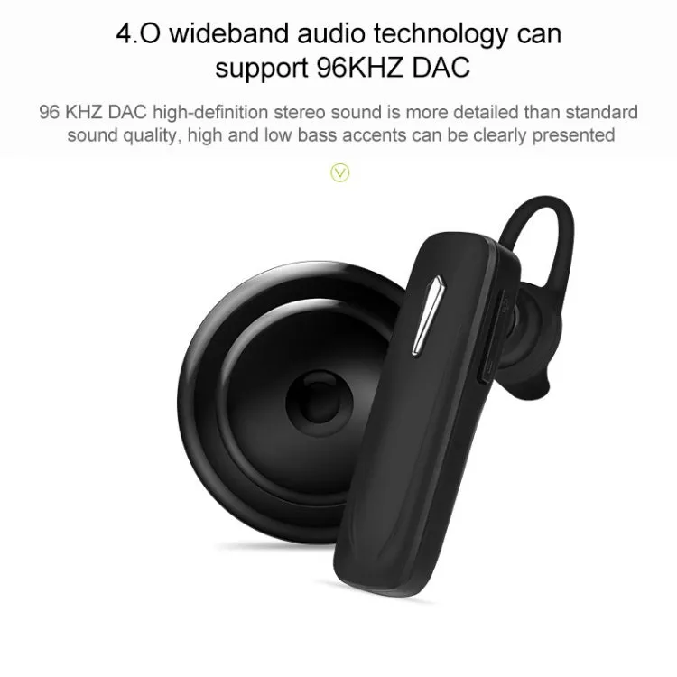 Stereo Bluetooth Headset V4.1 Wireless Headphone Hands Free Earphone for Xiaomi Samsung(Black)
