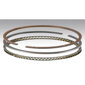 Total Seal Classic Race Gas Port File Fit Piston Rings - 4.040 in Bore - 1/16 x 1/16 x 3/16 in Thick - Plasma Moly - 8-Cylinder