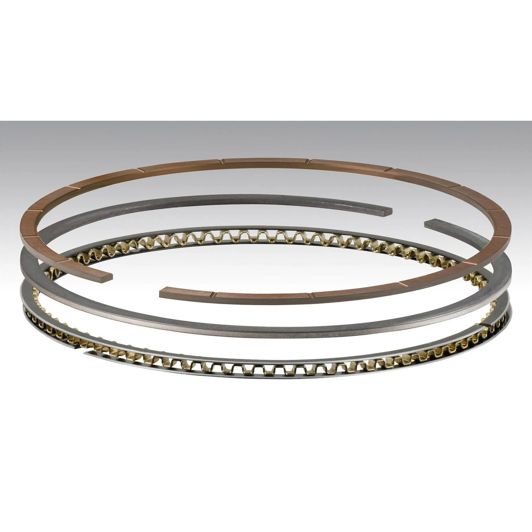 Total Seal Classic Race Gas Port File Fit Piston Rings - 4.040 in Bore - 1/16 x 1/16 x 3/16 in Thick - Plasma Moly - 8-Cylinder