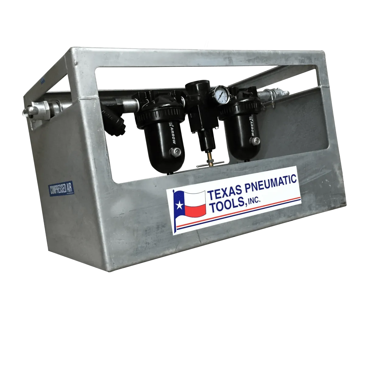 TX-3/4 FRDD - 3/4" Air Filtering System for Paint Spraying w/ Galvanized Cage. 50 CFM Maximum Flow.