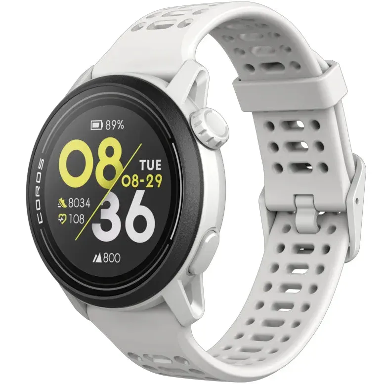 Unisex PACE 3 GPS Sport Watch - White / Silicone Band