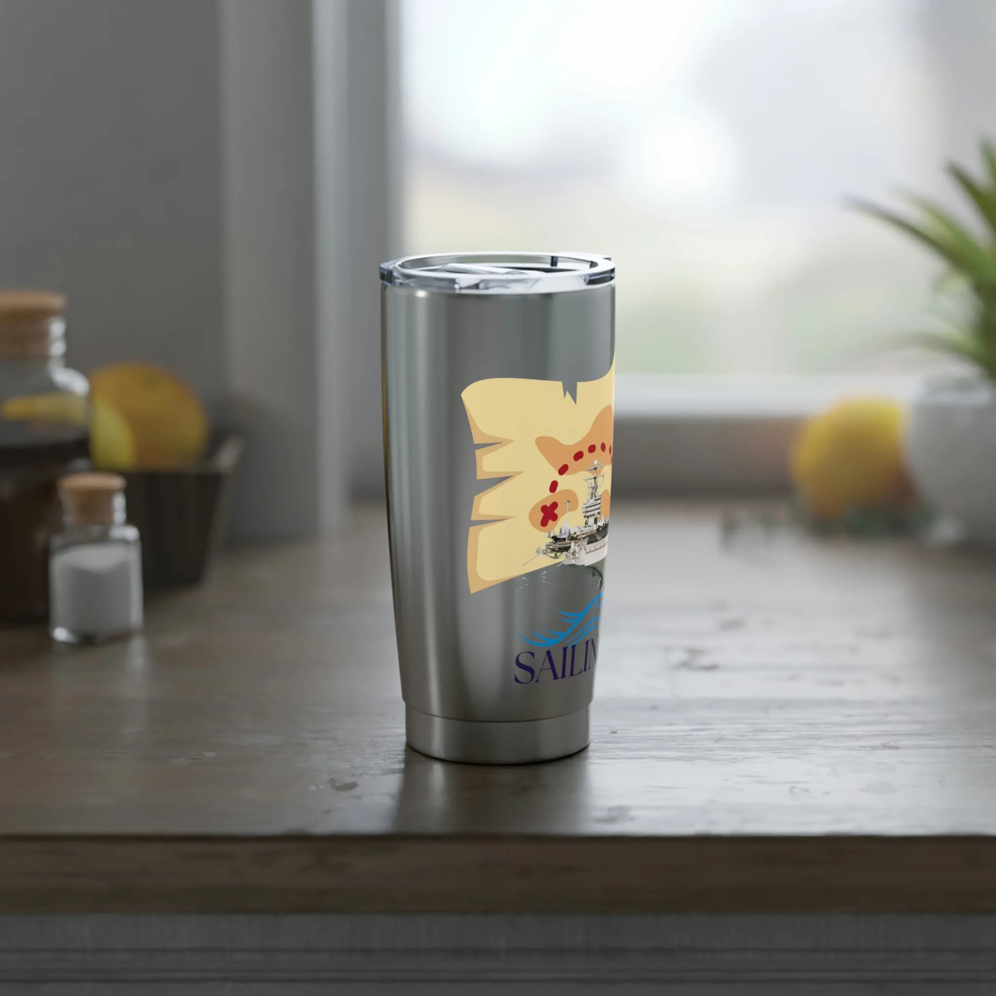 USN POD Navy Ship  Vagabond 20oz Tumbler