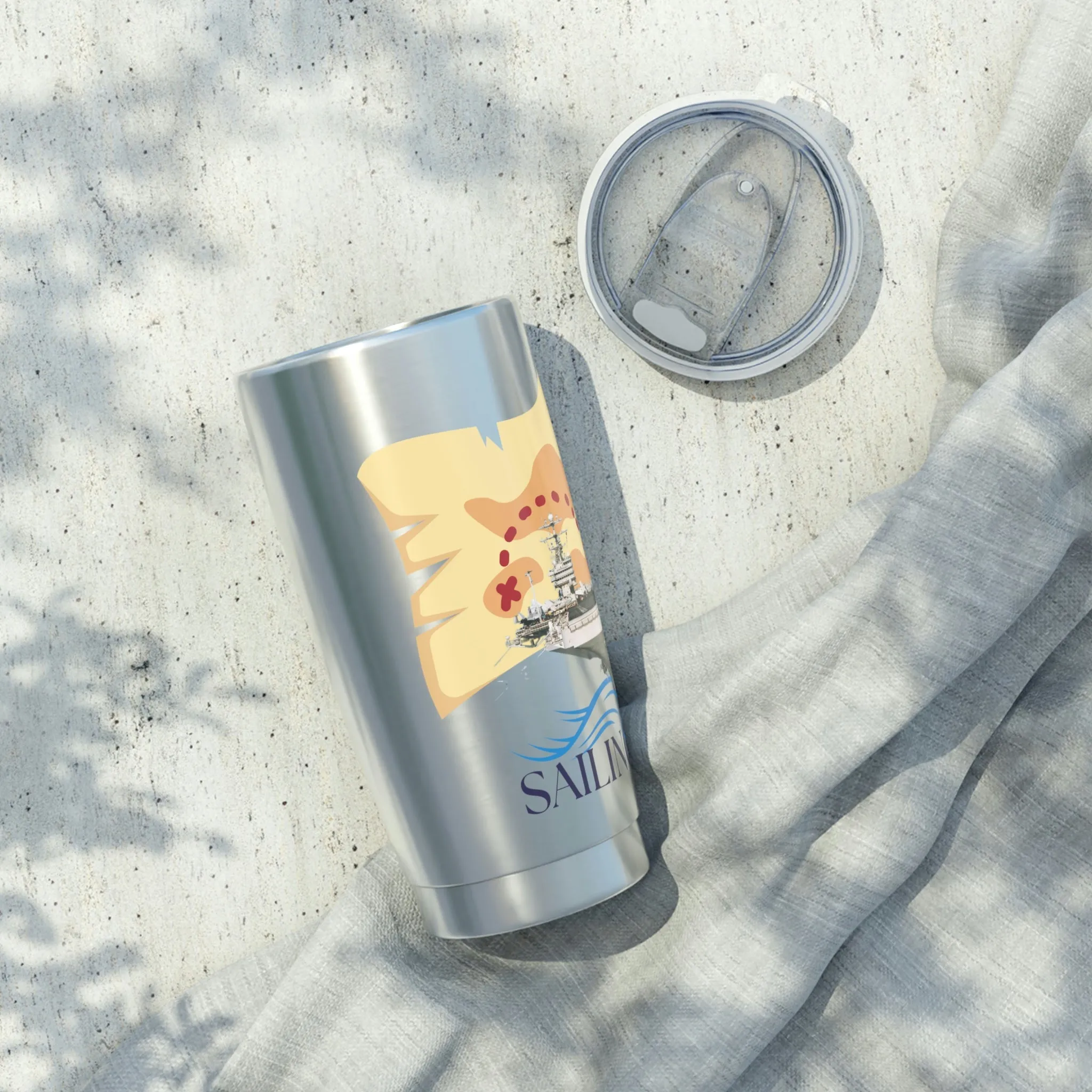 USN POD Navy Ship  Vagabond 20oz Tumbler