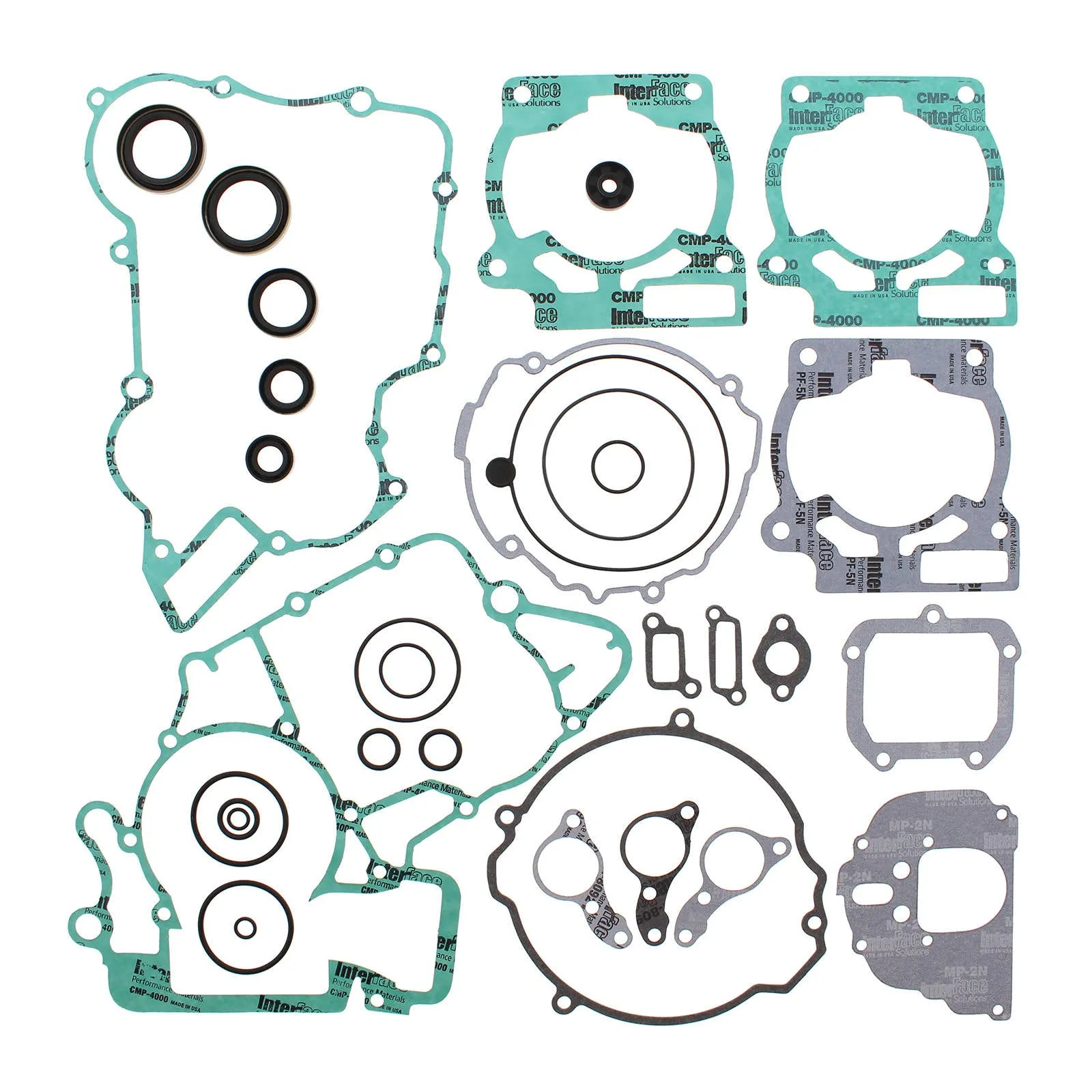 VERTEX COMPLETE GASKET SET W/ OIL SEALS KTM XC-W 200 13-16