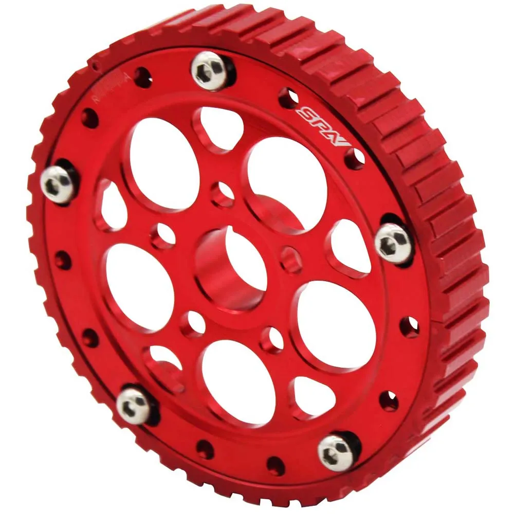 VW 8V 276 / 288 turbo hydraulic tappets performance camshaft   Adjustable cam gear pulley - Red
