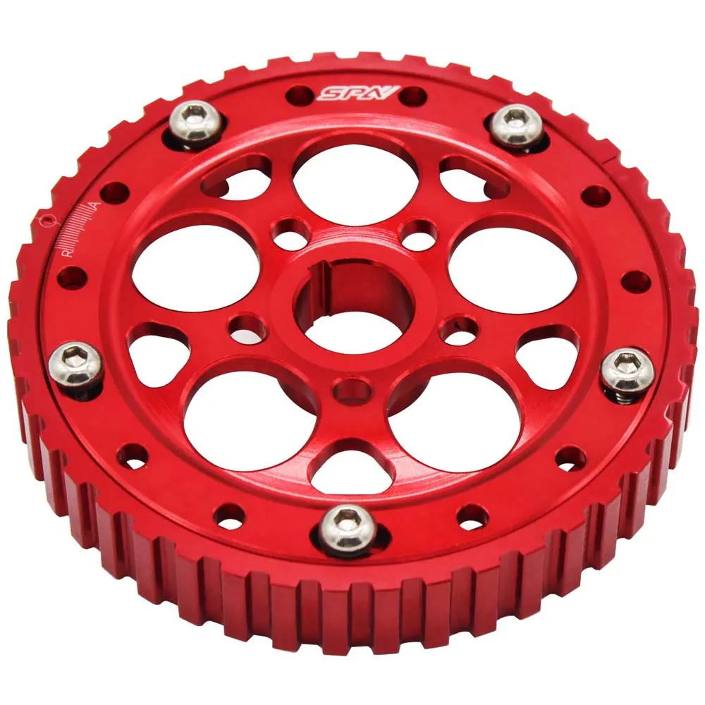 VW 8V 276 / 288 turbo hydraulic tappets performance camshaft   Adjustable cam gear pulley - Red
