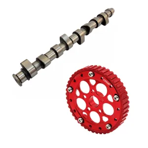 VW 8V 276 / 288 turbo hydraulic tappets performance camshaft   Adjustable cam gear pulley - Red