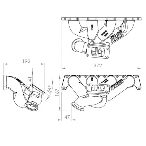 VW B5 T3 top mount turbo twin scroll manifold wastegate "i"   252 / 260 High Performance Camshaft set