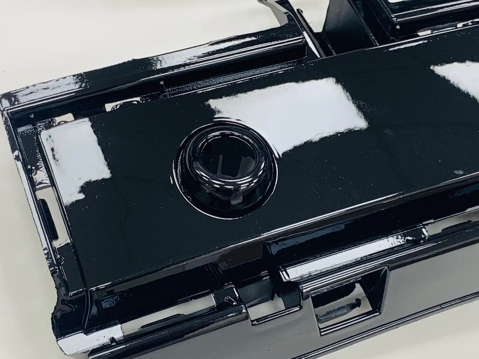 VW T6 Gloss Black Fog Light Covers (Suitable for vehicles with or without parking sensor’s)