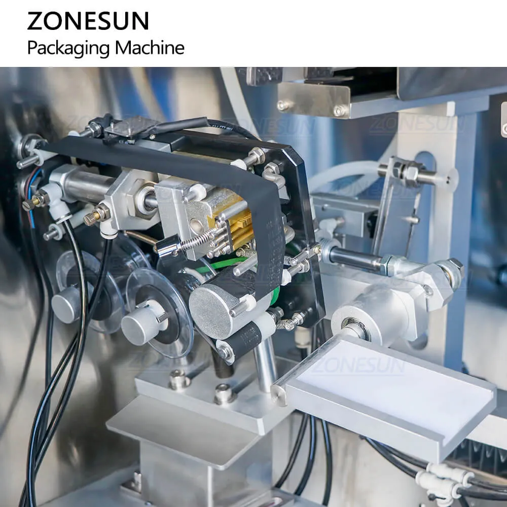 ZONESUN ZS-AFS03 Double Heads Automatic Premade Pouch Bag Sachet Doypack Paste Liquid Filling Sealing Machine For Cosmetic Cream Laundry Detergent Refill