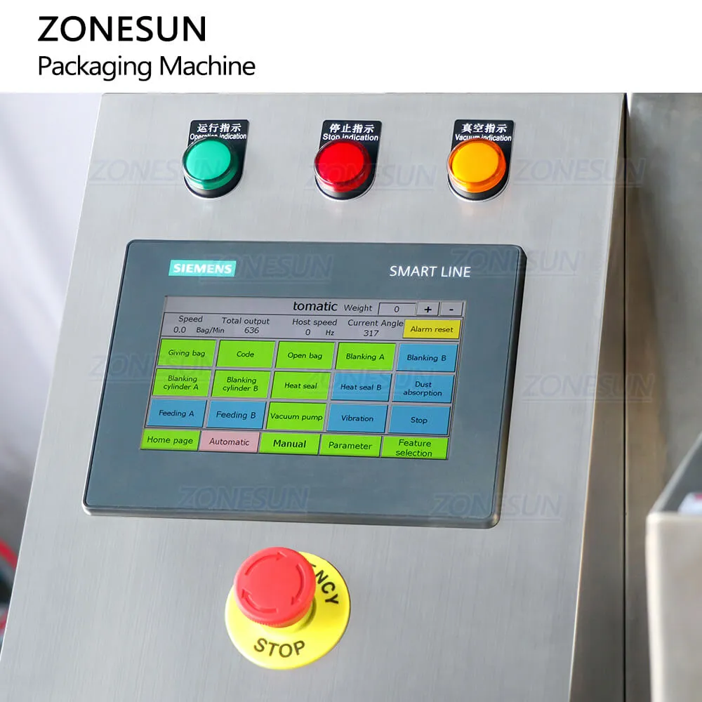 ZONESUN ZS-AFS03 Double Heads Automatic Premade Pouch Bag Sachet Doypack Paste Liquid Filling Sealing Machine For Cosmetic Cream Laundry Detergent Refill