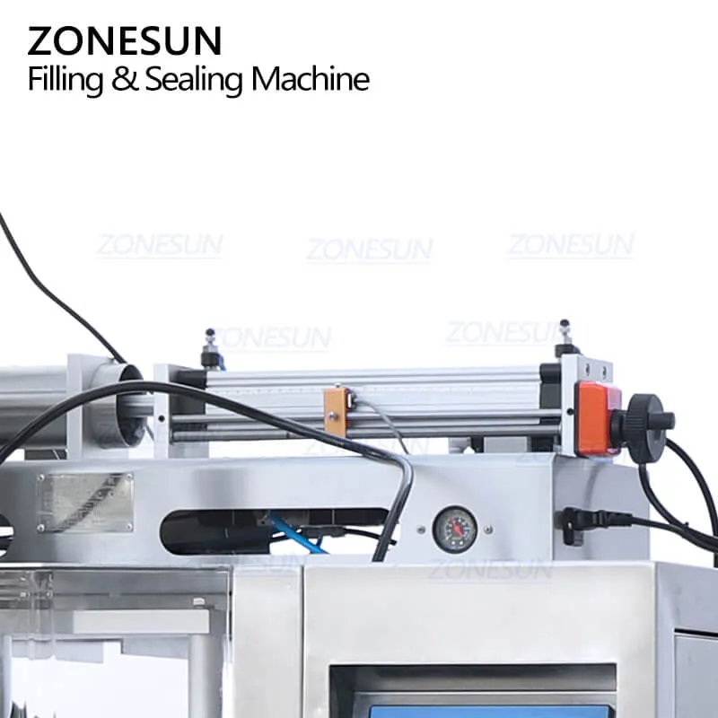 ZS-GFGT620 Automatic Vertical Form Bagged Sauce Water Sachet Paste Liquid Pouch Filling And Back Side Sealing Machine
